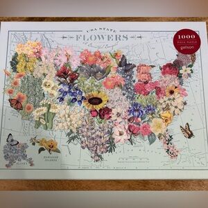 USA State Flowers Puzzle